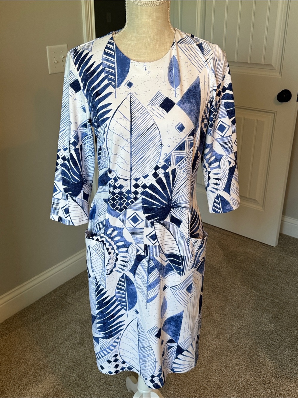 J.McLaughlin Catalyst Dress Royal Palm